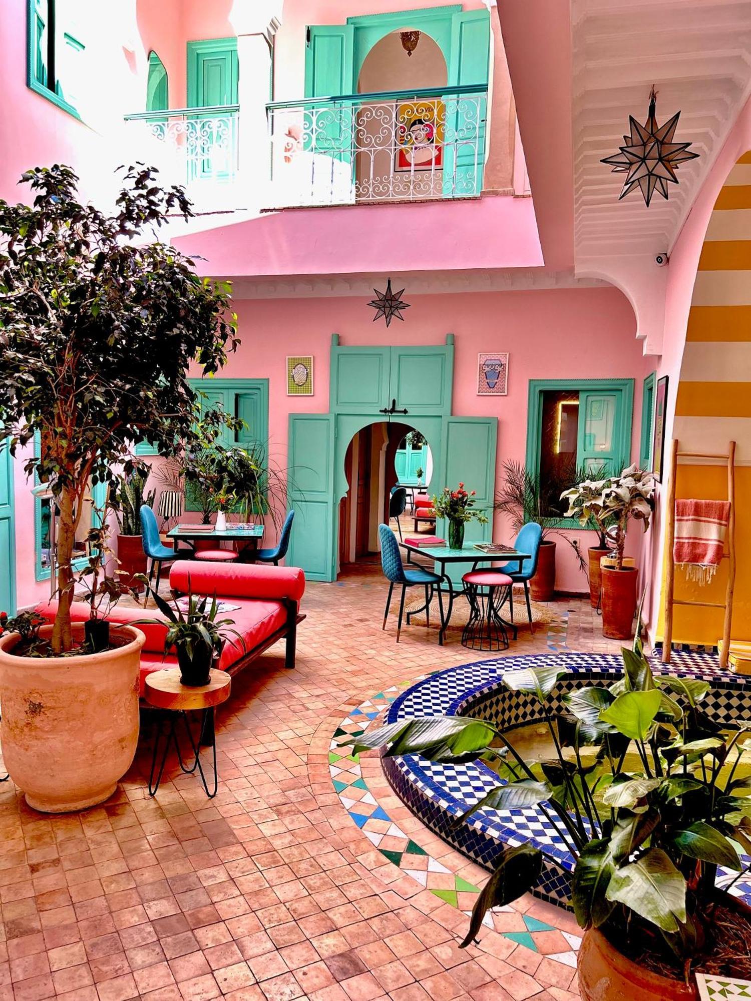 Hotel Riad Lauriers Blancs Marrakesh Exterior foto