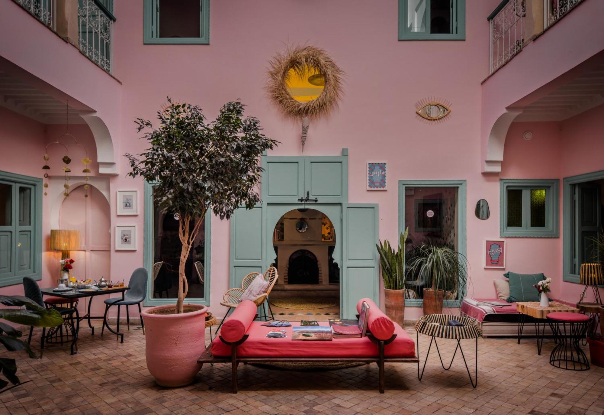 Riad Lauriers Blancs Marrakesh Exterior foto